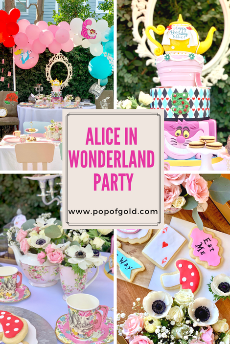 Alice In Wonderland Birthday Party  Tons of free printables and ideas!