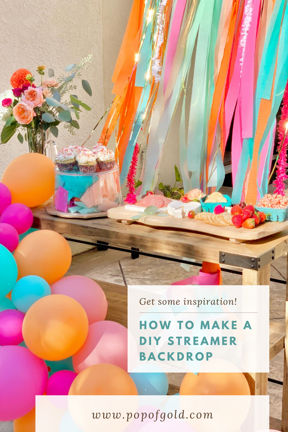 Crepe Paper Streamer DIY Party Decoration Ideas